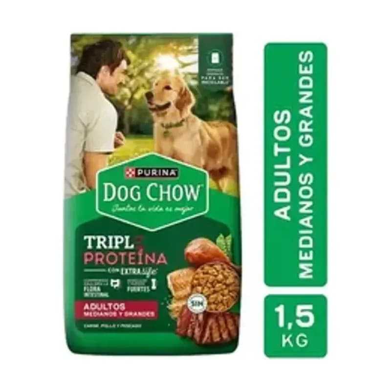 Dog Chow Triple Protein Adulto Raza Pequeña x 20 kg